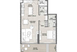 1 bedroom apartment